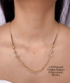 Designer Daily Wear AD Dimond Golden Dokiya 2 Mangalsutra Wholesale Price In Surat
